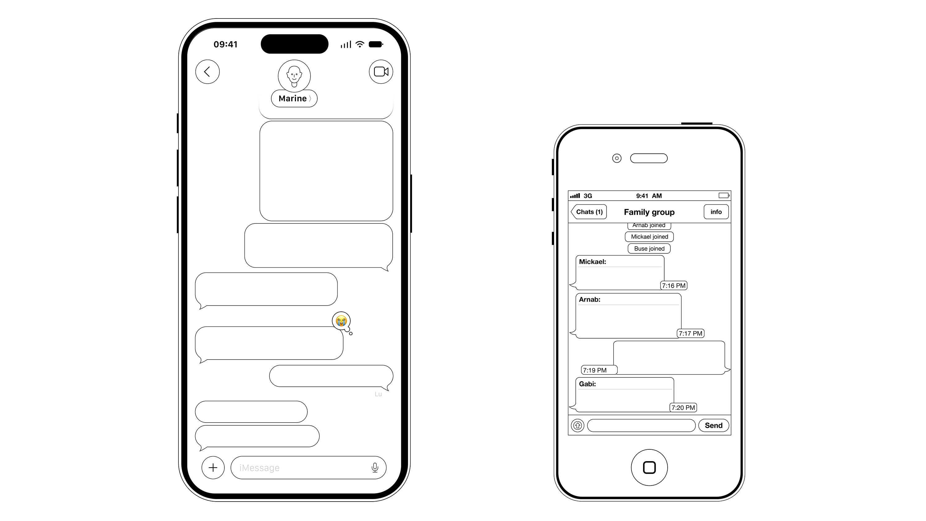 schema-comparatif-des-interfaces-de-whatsapp-2011-et-de-imessage-2023